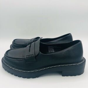 Torrid Black Platform Loafers